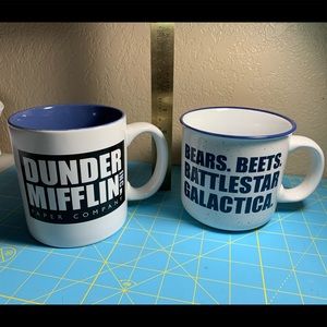 (2) The Office TV Show Mugs